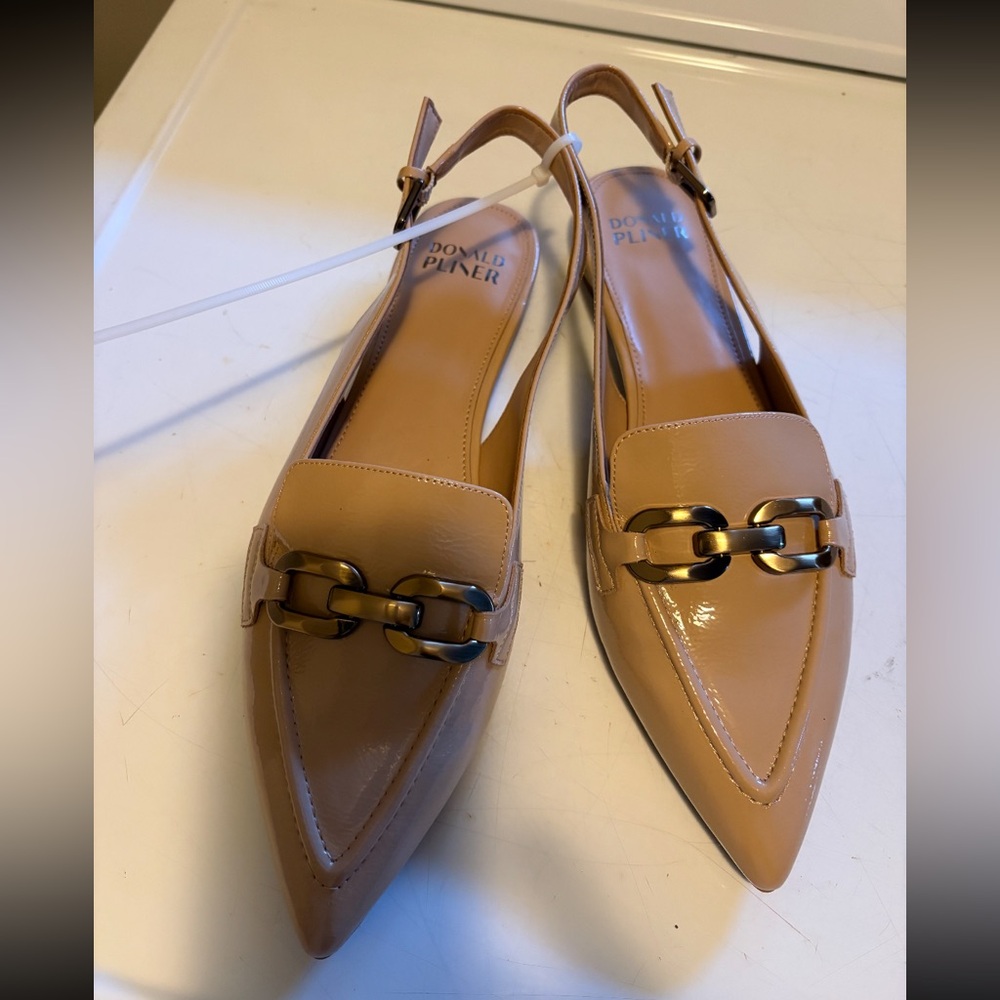 Donald J. Pliner old money the Williams tan Slingback Flats size 11 - Picture 10 of 10